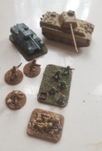 10mm vs 15mm WWII Panther Tanks
