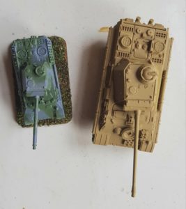 10mm vs 15mm WWII Panther Tanks
