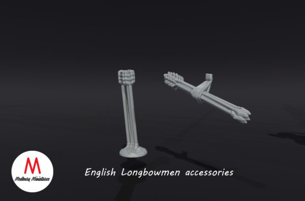 54mm | Medieval | Longbow with "V" " 100 Years War | Agincourt - Image 3