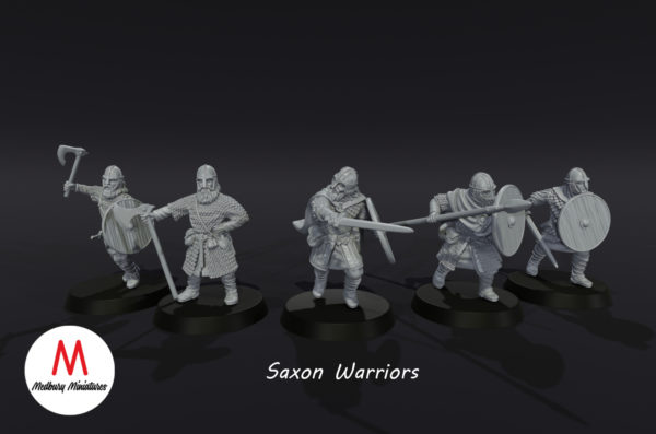 1066 - Saxon Warriors w/Banner