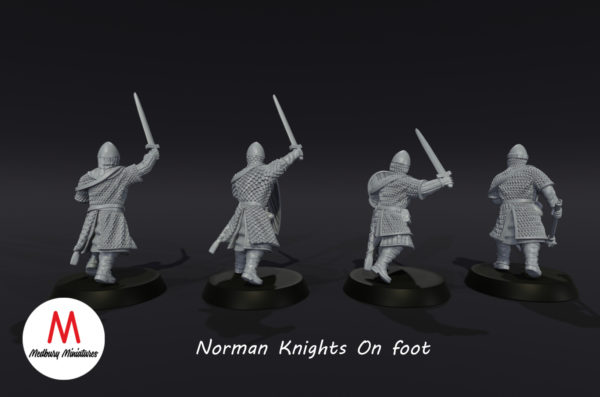 1066 - Norman Foot Knights Set #1 - Image 2