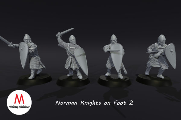 1066 - Norman Foot Knights Set #2