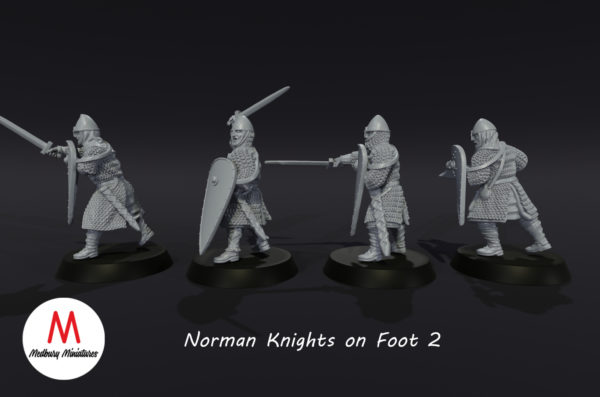 1066 - Norman Foot Knights Set #2 - Image 2