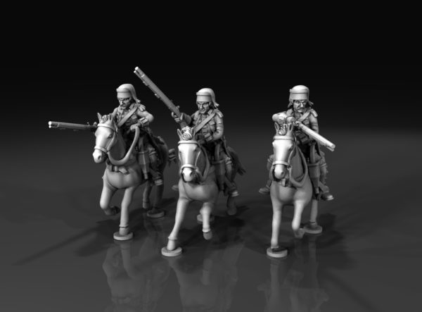 40mm Seven Years War French Dragoons