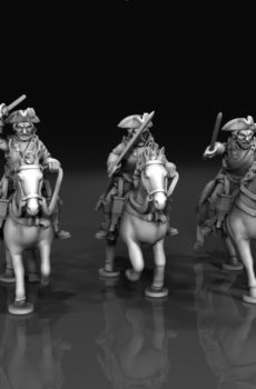 40mm Seven years War French Cuirassiers