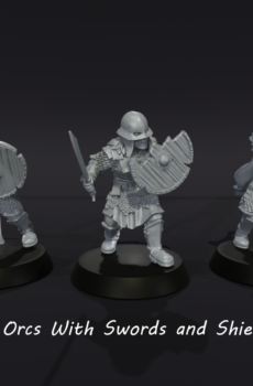 Orcs Uruk-hai with Swords