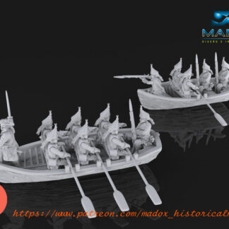 longboat and crew