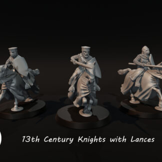 13th Century Knights with Lances -1