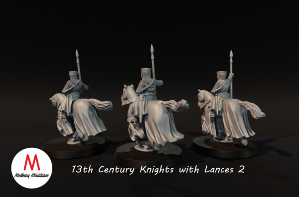 13th Century Knights with Lances 2