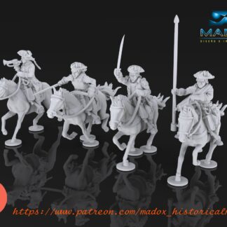 Saxon cuirassiers command