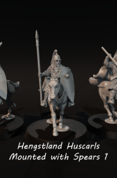 Rohan Huscarls Mounted With Spears 1