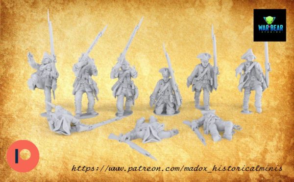 H&M Infantry Casualties 28/40mm