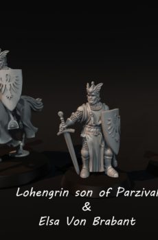 Lohengrin son of Parzival and Elsa Von Brabant 1