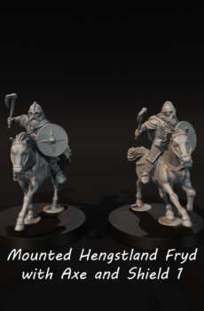 Mounted Rohan Fyrd with Axe and Shield 1