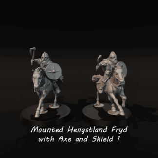 Mounted Rohan Fyrd with Axe and Shield 1