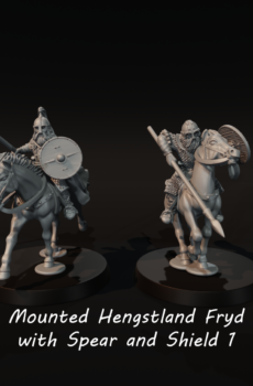 Mounted Rohan Fyrd with Lance and Shield 1