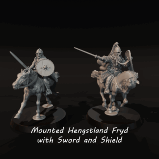 Mounted Rohan Fyrd with Sword and Shield