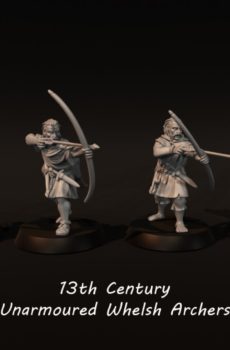 13th Century Unarmored Welsh Archers