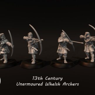 13th Century Unarmored Welsh Archers
