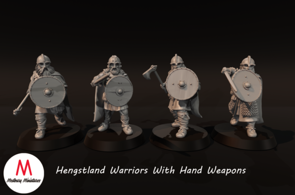 Hengstland Warriors With Hand Weapons