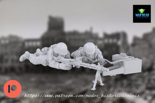 WWII German MG Prone