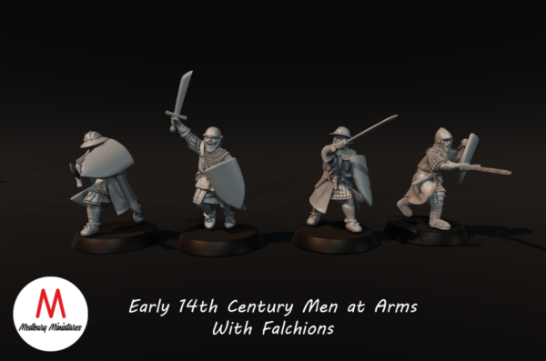 Early 14th Century Men at Arms _Falchions