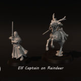Elf Captain with Reindeer