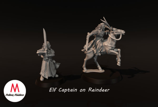 LOTR - Elf Cavalry On Reindeer - Image 2