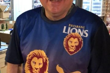 Russ as the Lion of Stockton