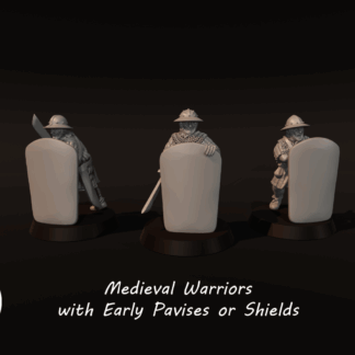 Medieval Warriors with Pavise