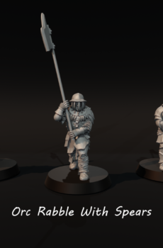 LOTR - Orc Rabble With Spears