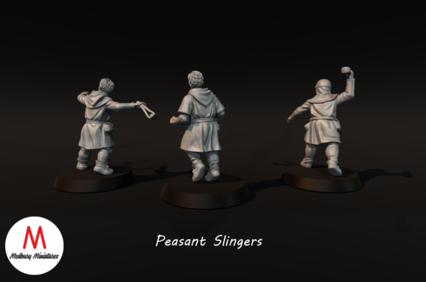 Medieval - Peasant Slingers - Image 2