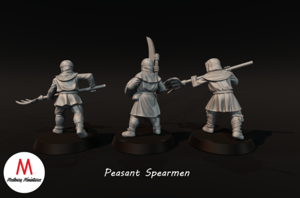 Medieval - Peasant Spearmen - Image 2