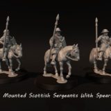 Medieval - Scots Mounted  Sergeants With Spears - Image 2