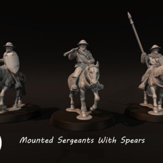 Medieval - Mounted Sergeants With Spears