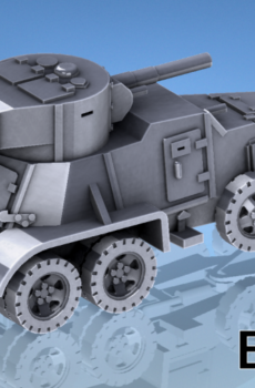 Russian - BA-3 Armored Car  (3)