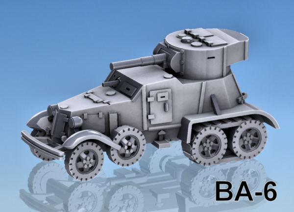 Russian - BA-6 Armored Car  (3)