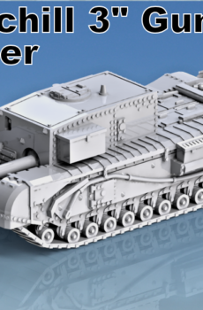 British - Churchill 3" Gun Carrier  (1)