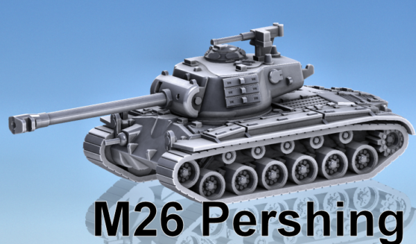 US - M26 Pershing Heavy Tank  (3)