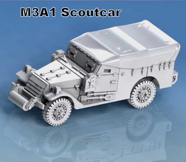 US - M3A1 Scout Car (variations)  (3)
