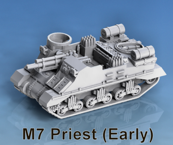US - M7 Priests - variations  (3)