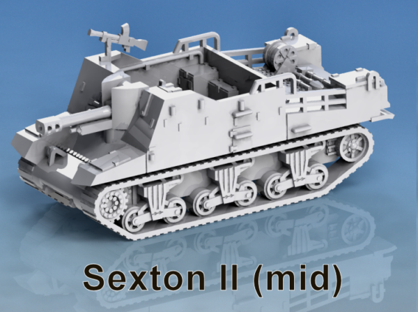 British - M7 Sexton II - variations  (3)