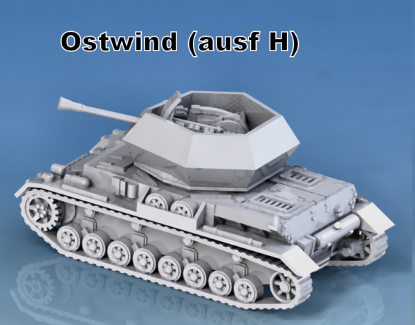 German - Ostwind AA Tank (ausf) (3) - Image 2
