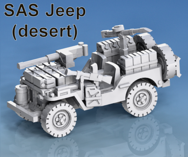 British - SAS Jeep - variations  (3)