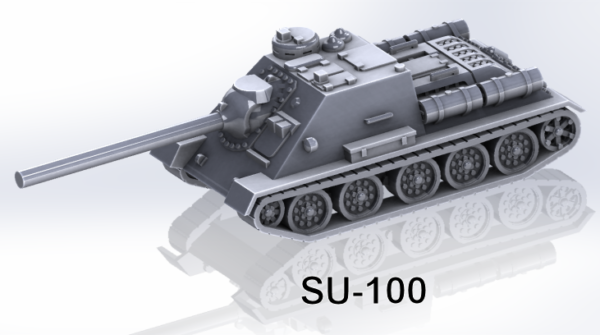 Russian - SU-100 SPG  (3)