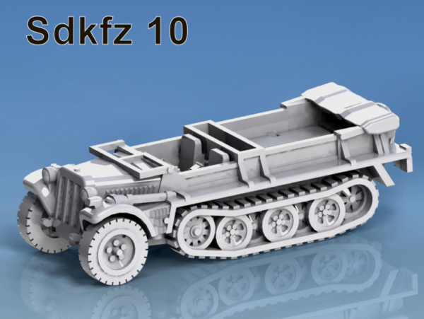 German - Sdkfz 10 Heavy Halftrack  (3)