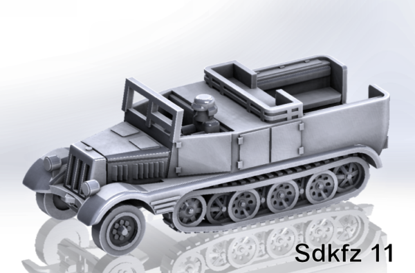 German - Sdkfz 11 Heavy Halftrack  (3)