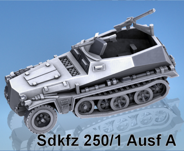 German -Sdkfz 250 Ausf A  Series Halftracks (3) - Image 3