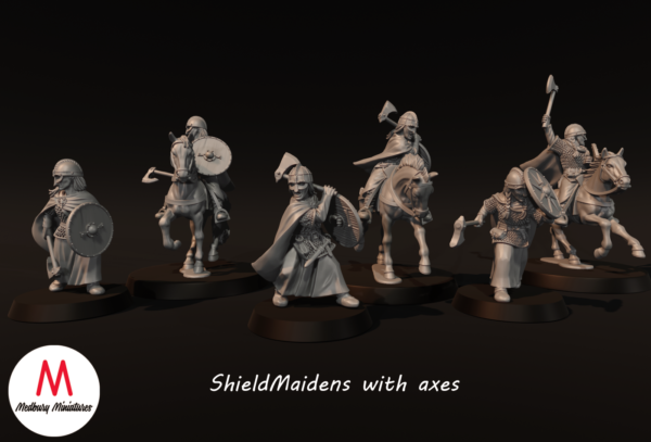 Dark Ages - Shield Maidens with Axes