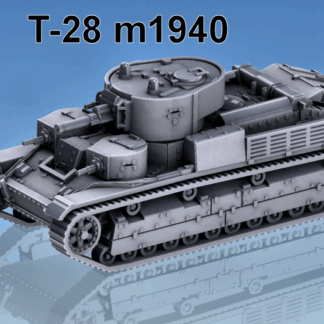 Russian - T-28 m1940 Tank  (3)